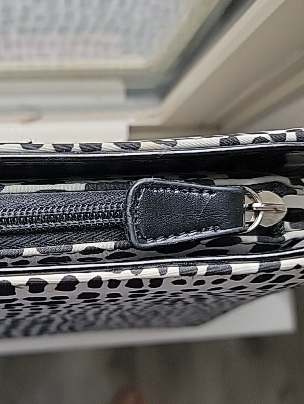 Vintage Kate Spade Lizard Failee Collection Animal Print Nylon Leather - Picture 5 of 9